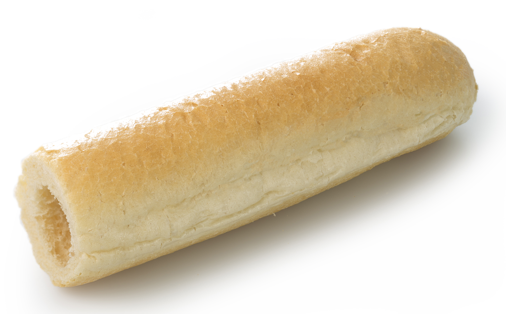 216984 Frans hot-dog broodje met grote holte 19 cm