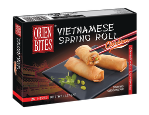 Vietnamese chicken spring rolls