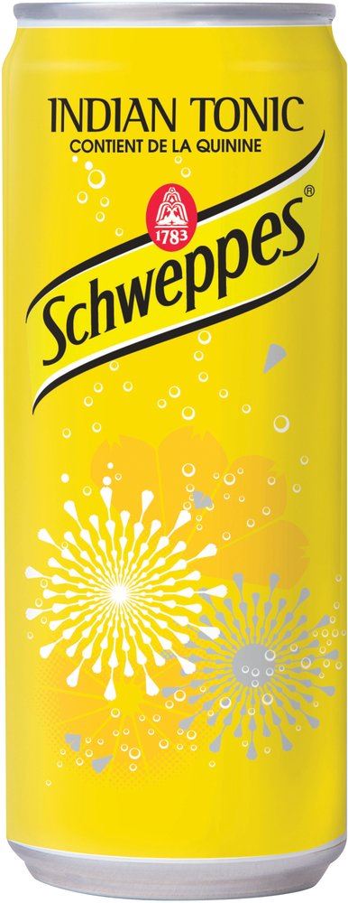 Schweppes indian tonic boîte 33 cl