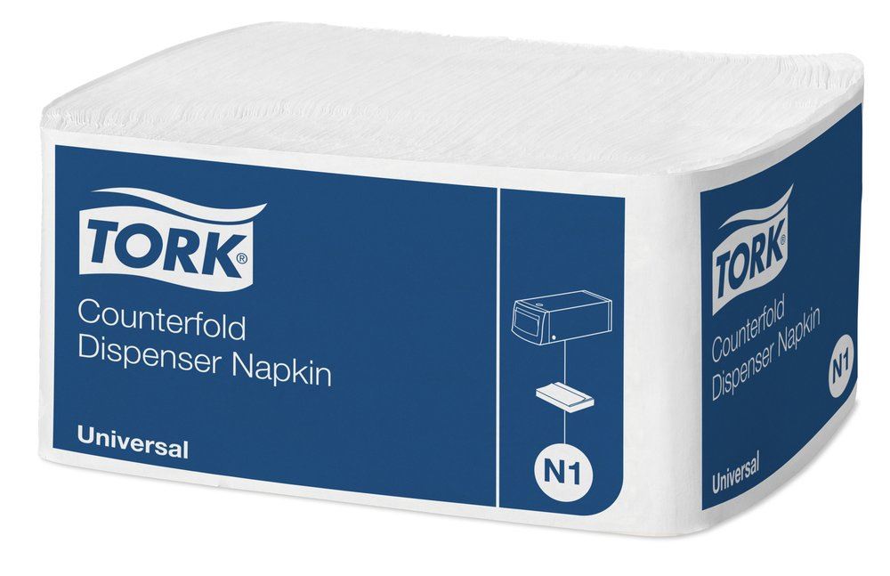 Tork serviette blanche counterfold pour distributeur - 31x32 cm