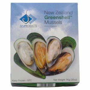Moules greenshell demi coquille