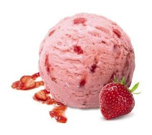Crème glacée strawberry