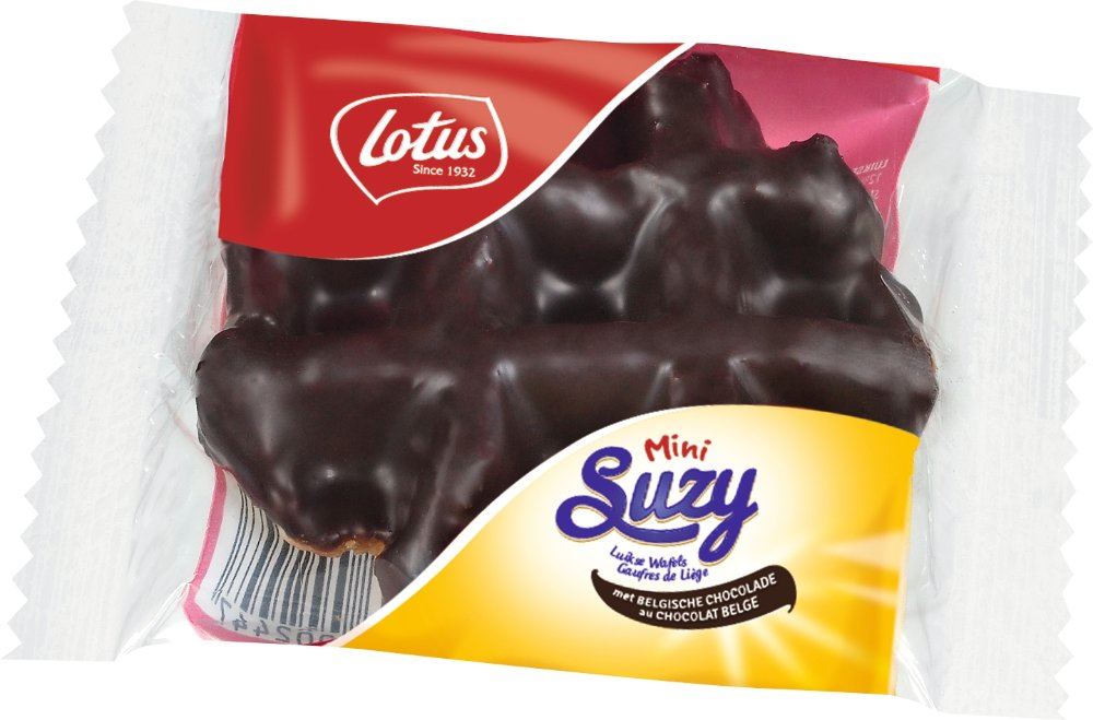 Mini Suzy wafel met chocolade