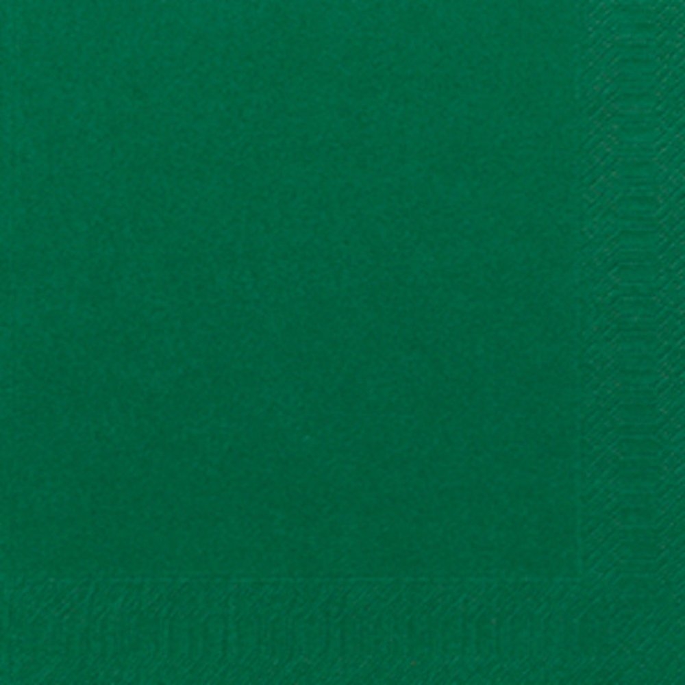 Serviette 3 couches verte foncée - 40x40 cm