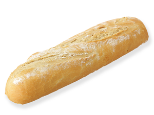 223283 Half Frans stokbrood plus wit bebloemd 27 cm