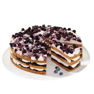 Gâteau creamy and delicate blueberry Ø24 cm - 12 portions