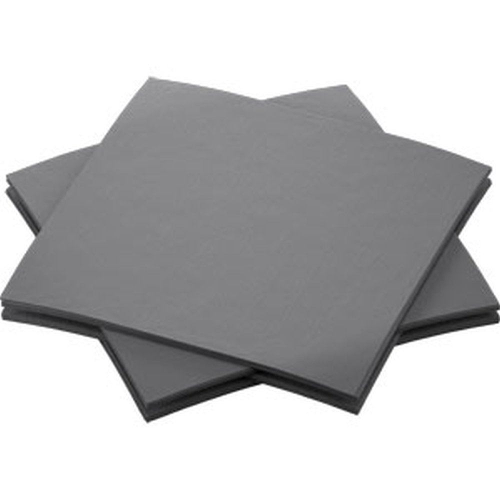 Bio Dunisoft serviette grise granite - 20x20 cm