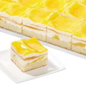 Gâteau mangue & crème fraîche - 24 mini portions